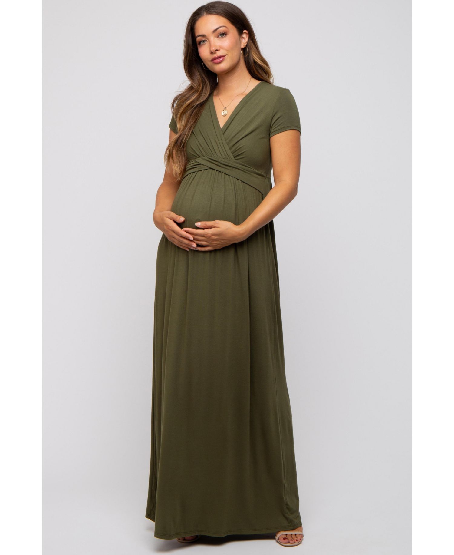 Women's Mesh Overlay Fitted Midi Dress