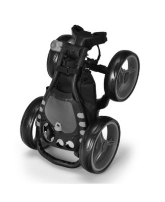 4 Wheel Golf Push Pull Cart with Foot Brake