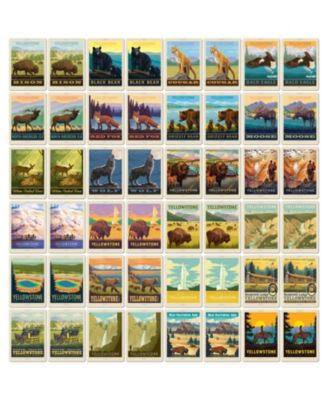 Masterpieces Yellowstone National Park Memory Game
