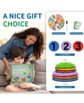 6-piece turtle-shaped stepping stone for kids