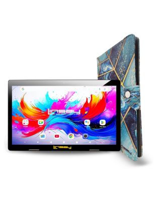 10.1"Octa Core 256GB Storage Android 15 Tablet with Art Case