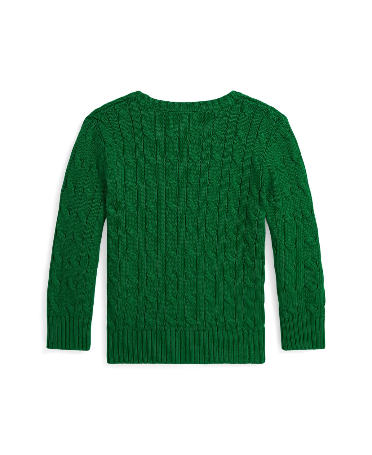 Polo Ralph Lauren Cable-knit Cotton Sweater In Green