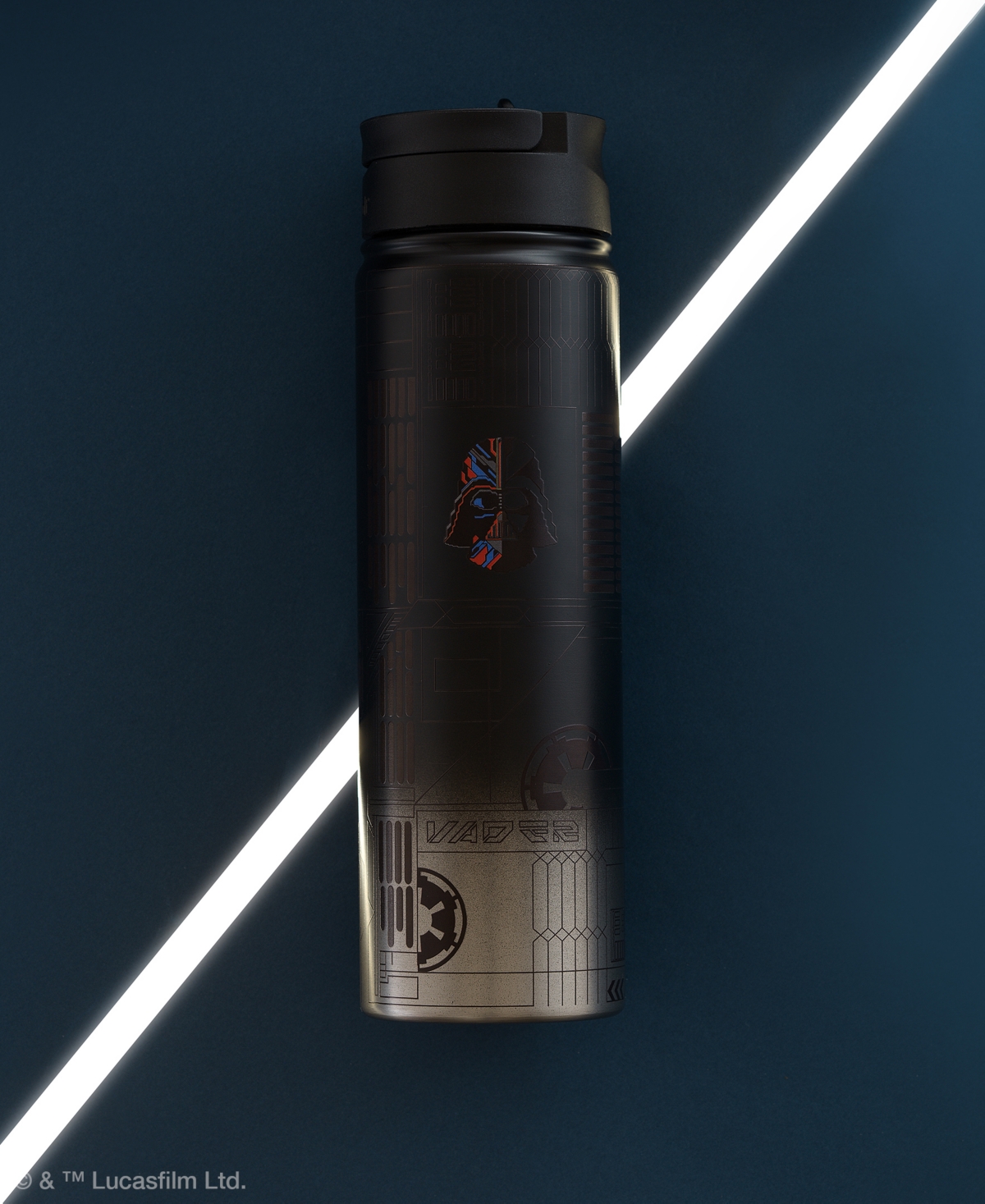 JoyJolt 22 oz. Star Wars Linear Vacuum Insulated Water Bottle