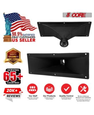 Waveguide Heavy Duty 3X7" 4Pcs Directivity Tweeter Exit Horn Throat Lens Easy Installation - HISE 3X7 4Pcs