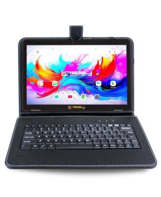 10.1" Octa Core 256GB Storage Android 15 Tablet with Black Keyboard and Bag Pack