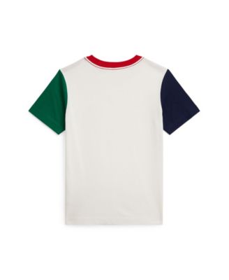 Toddler and Little Boys Logo Color Blocked T-Shirt