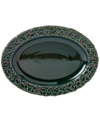 Haven - 16" Green Holly Platter