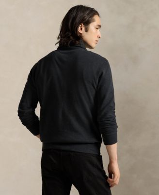 Men's Luxury Jersey Shawl-Collar Pullover