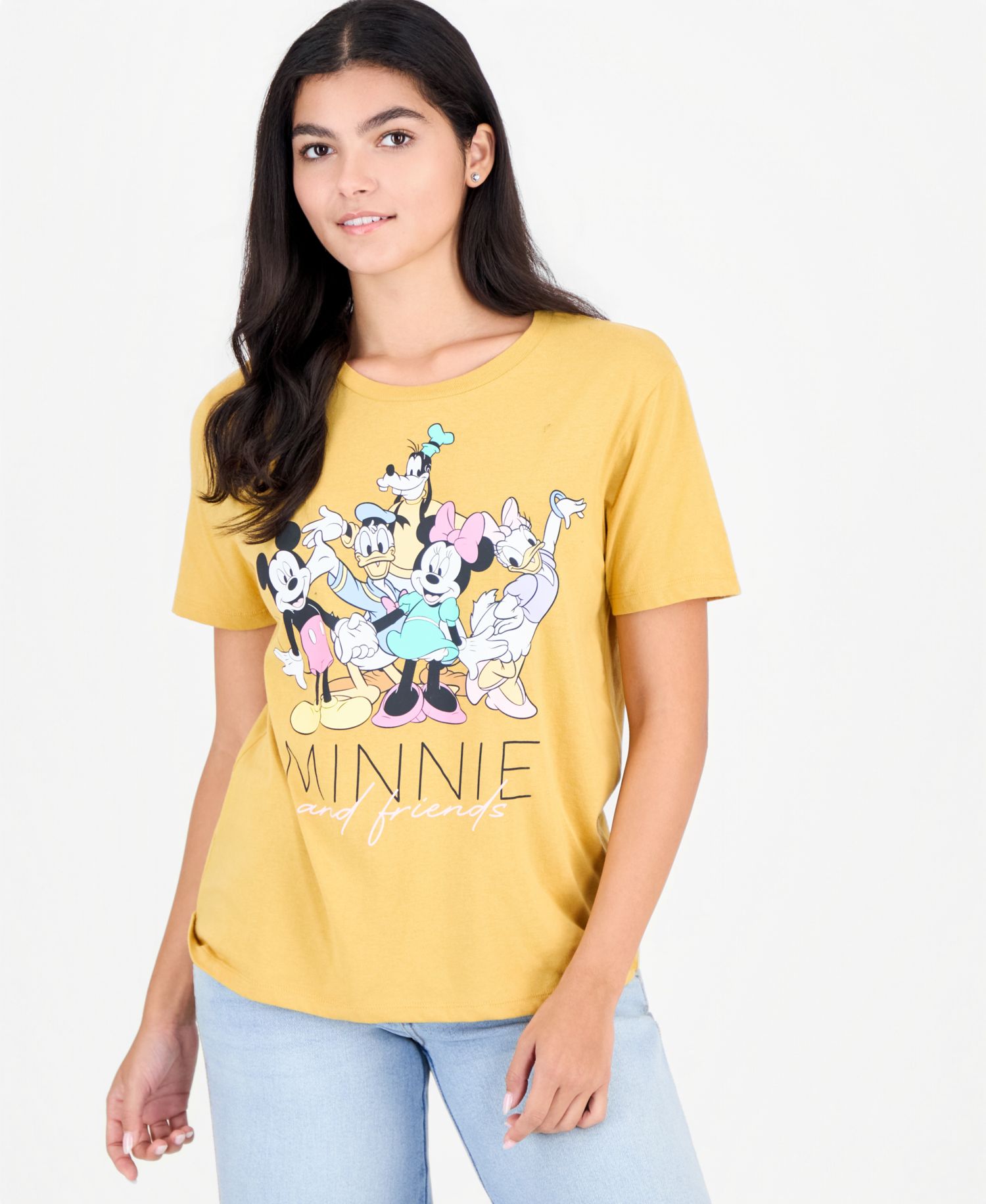 Juniors' Minnie & Friends Graphic T-Shirt