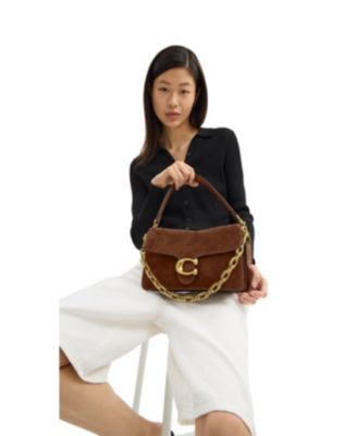 Chain Tabby Medium Suede Shoulder Bag