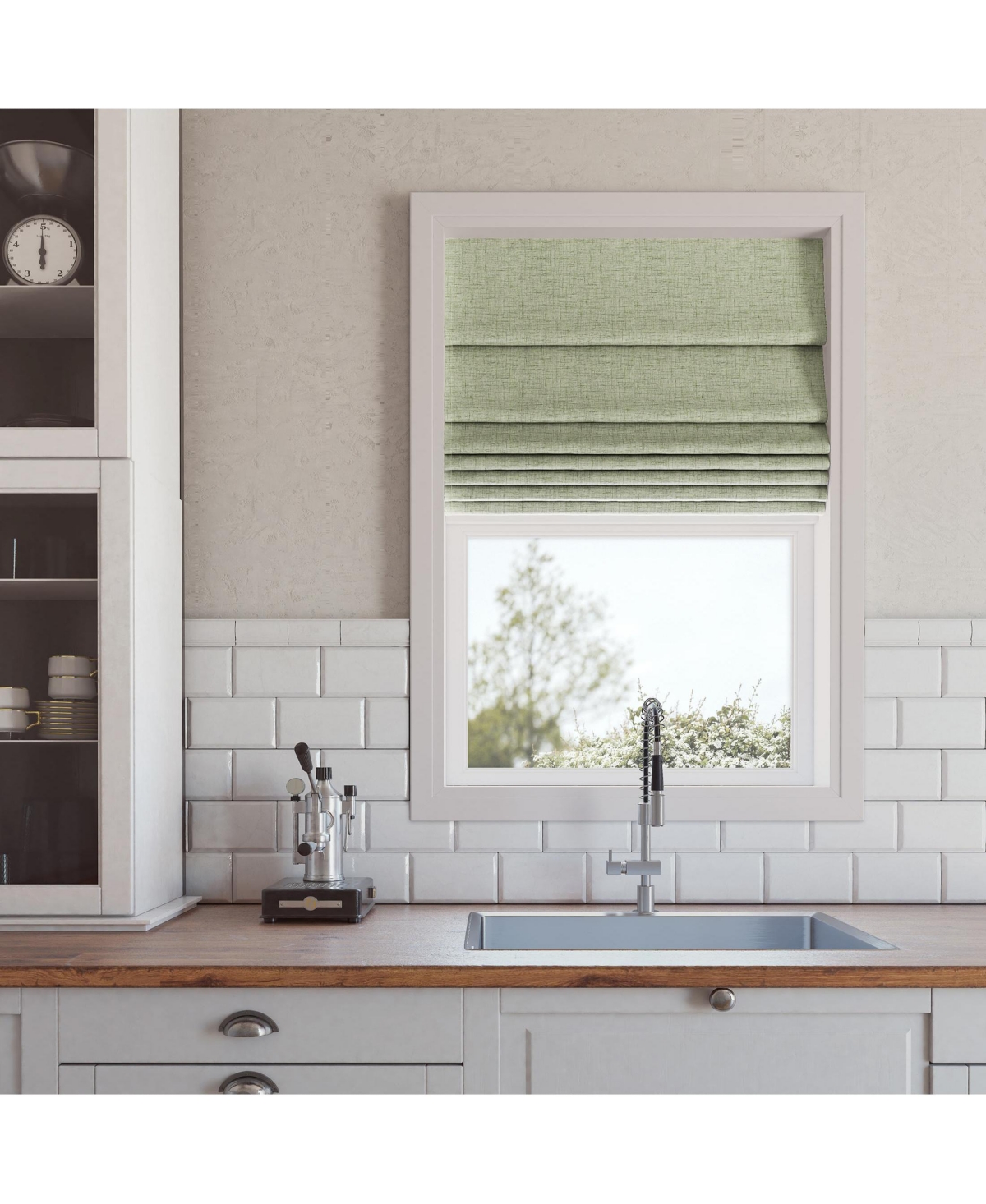 Somerton Textured 100% Blackout Cordless Roman Shade