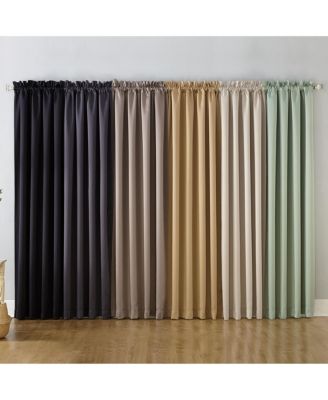 Oslo Theater Grade Extreme 100% Blackout Rod Pocket Curtain Panel