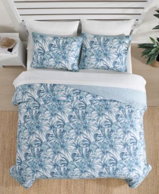 Aubrey Cotton Reversible 3-Pc. Quilt Set, Full/Queen