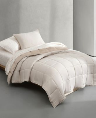 Washed Solid Reversible Plush 5-Pc. Comforter Set, Twin/Twin XL