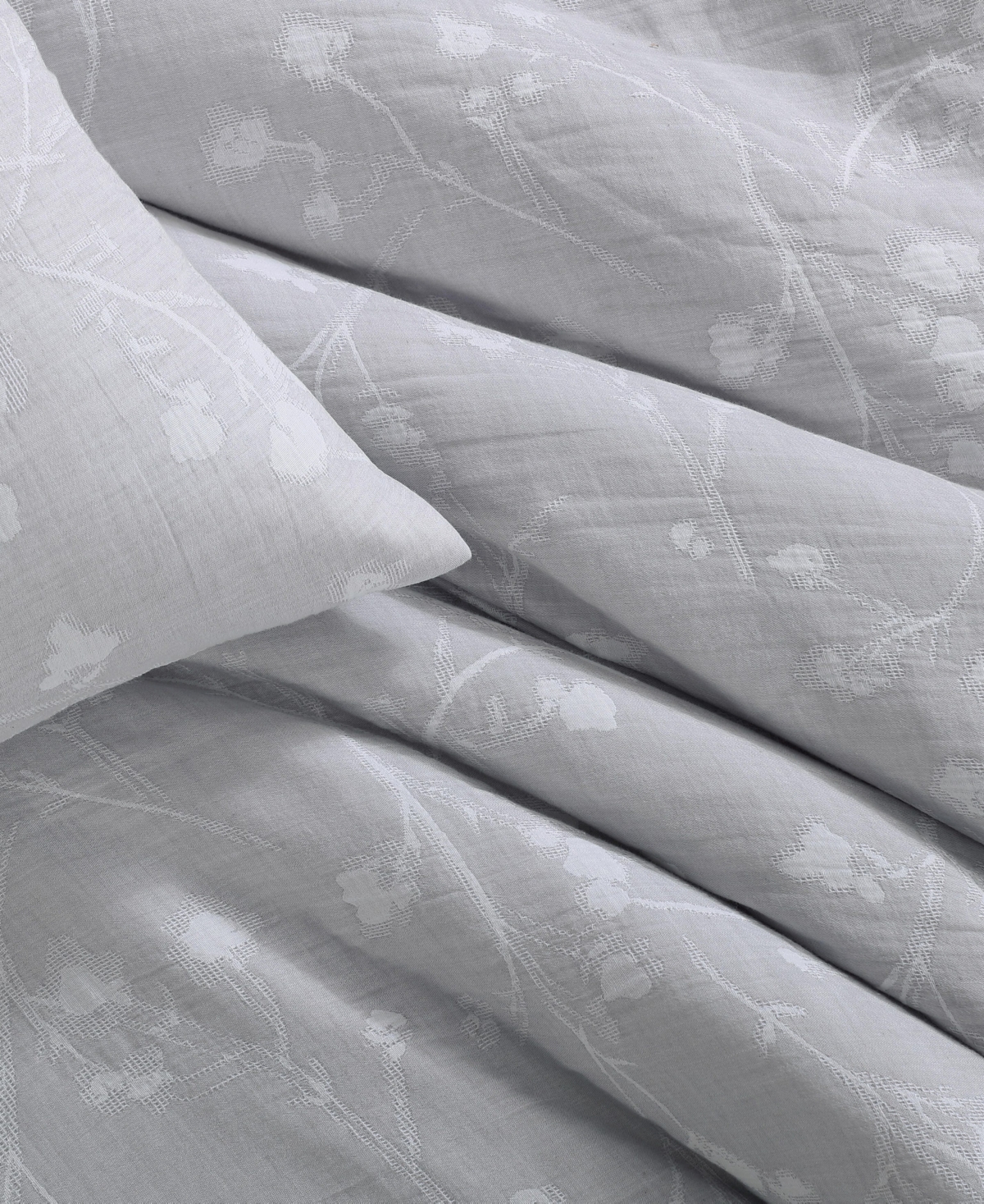 Calvin Klein Umbra Floral Cotton 3-Pc. Duvet Cover Set