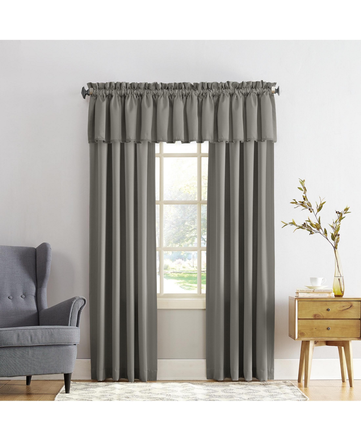Grant Room Darkening Rod Pocket Curtain Panel