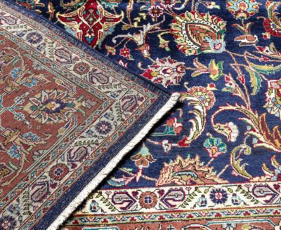 Bashian One Of A Kind Tabriz 626132 Rug Collection In Blue