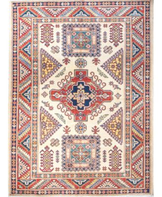 Bashian One Of A Kind Pak Kazak 640496 Rug Collection In White
