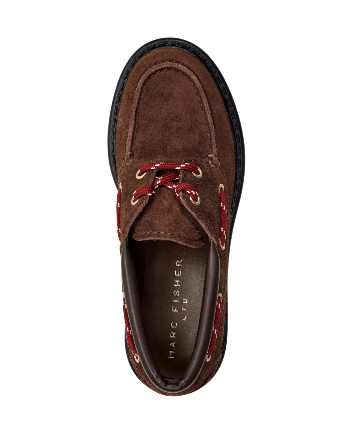 Marc Fisher Ltd Peyten Lug Sole Loafer In Brown