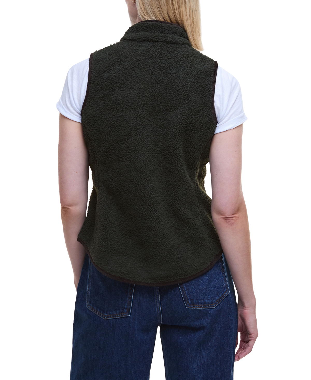 Barbour Women's Burford Fleece Top In Black