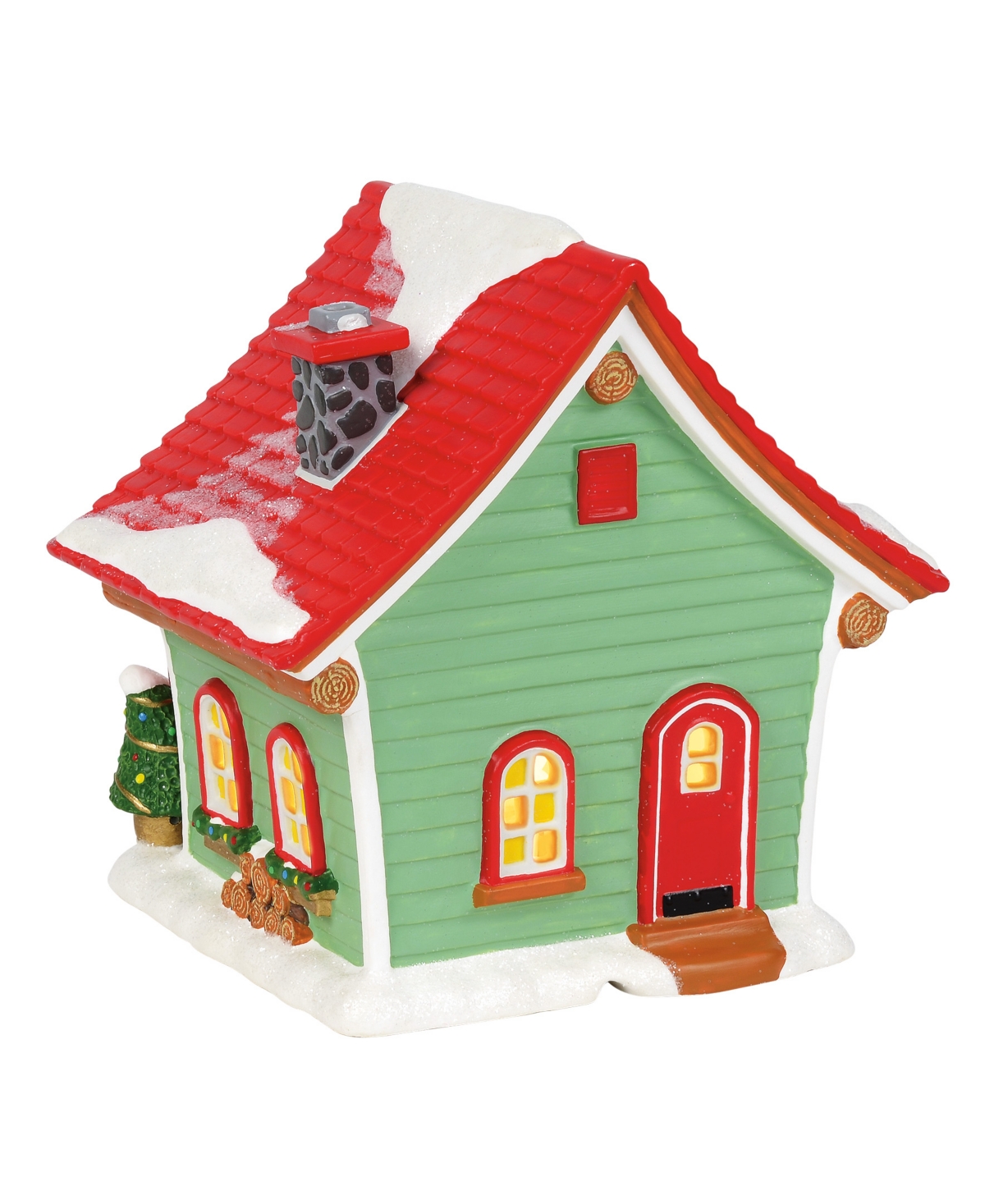 Department Five Mickey's Porcelain Tree Lot Accessory In Multi