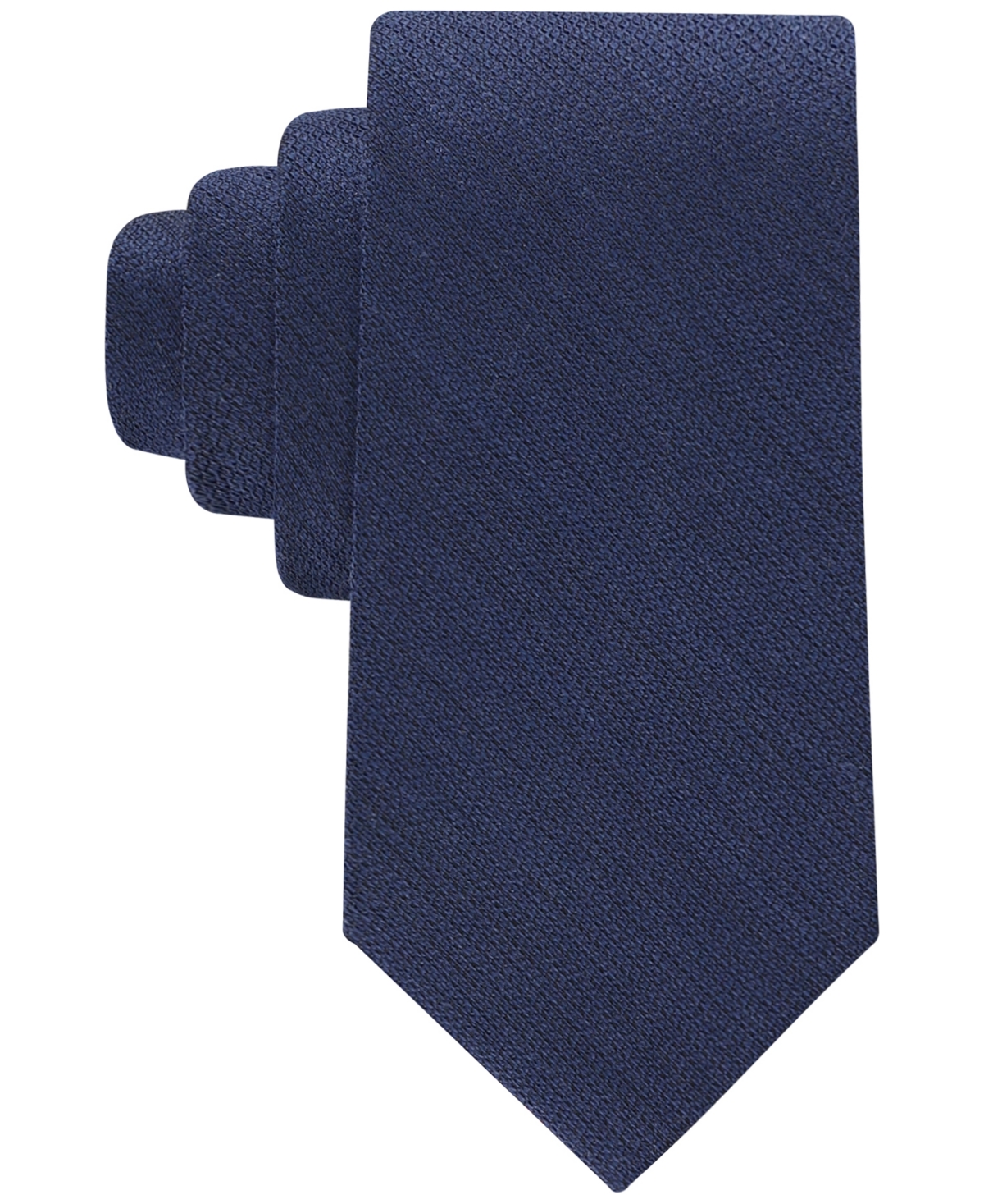 Men's Colton Textured Solid Tie - Navy