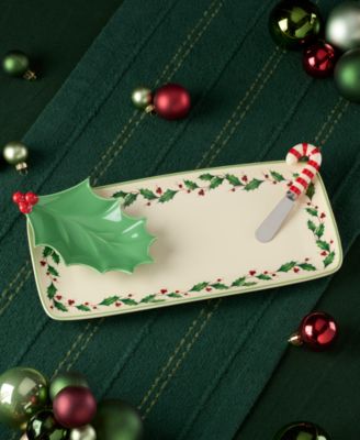 Holiday 3-Piece Hostess Set with Spreader