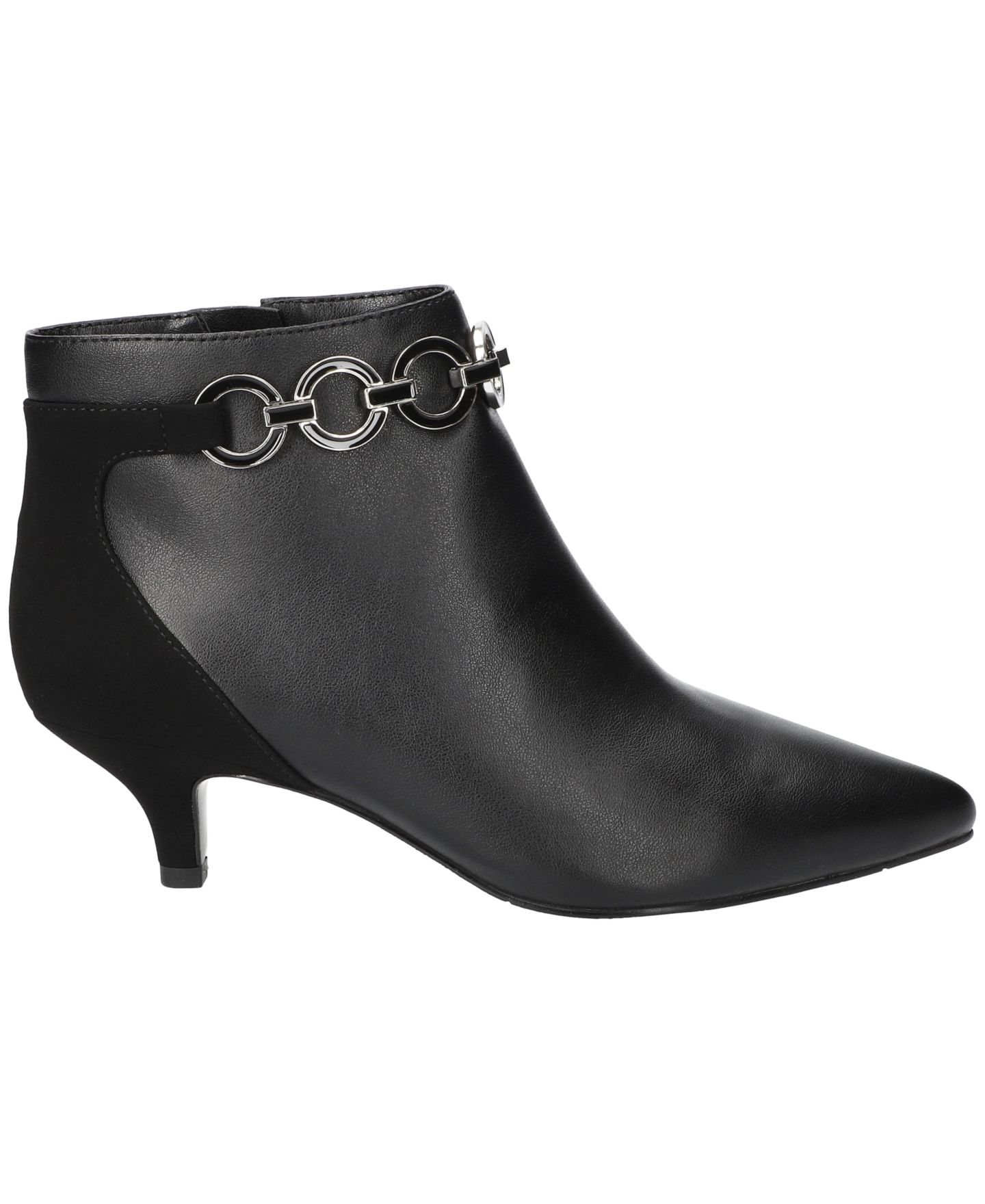 Женские ботинки Easy Street Jinx Ankle Zipper Dress Booties, цвет: Чёрный — фото 2