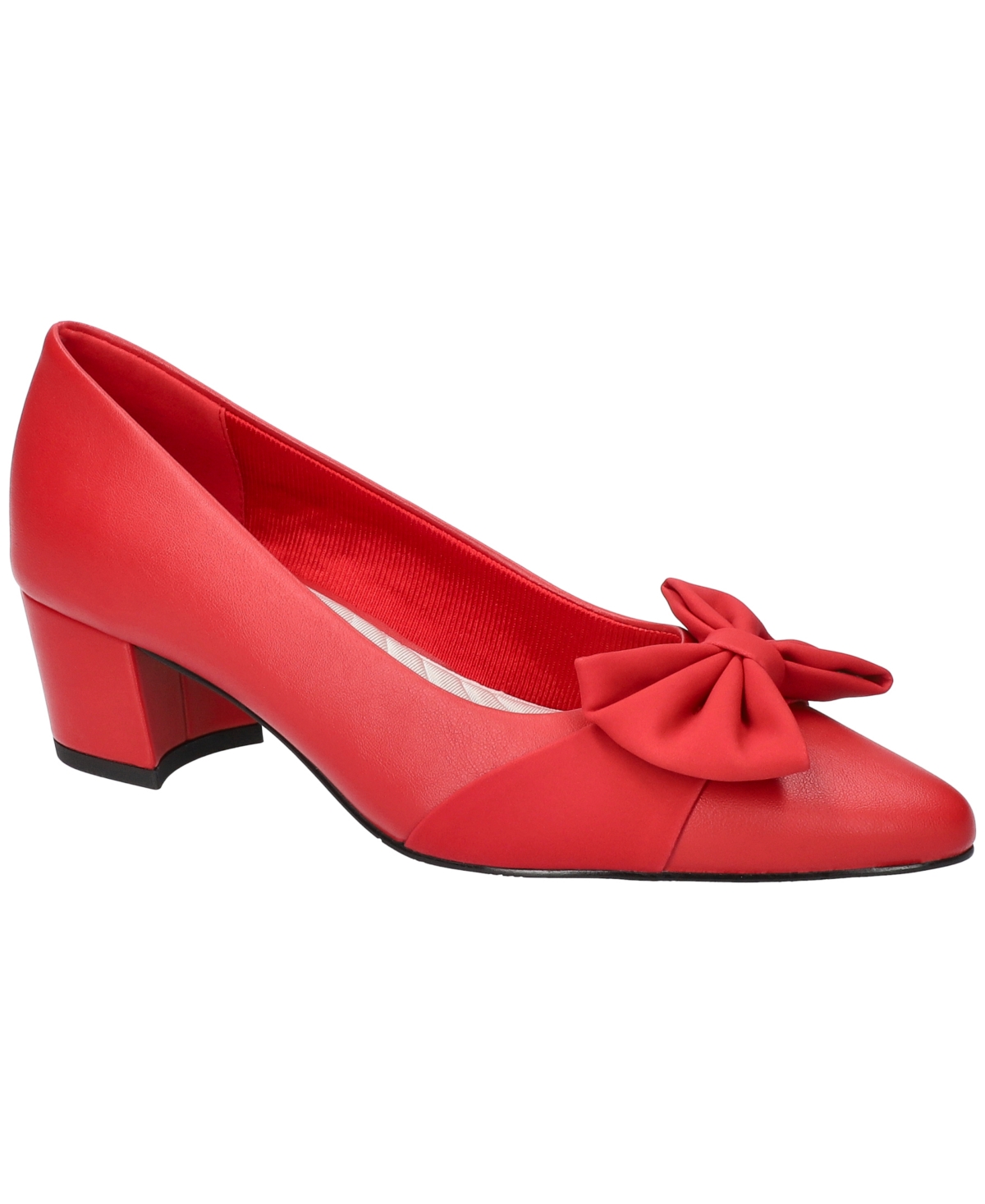 Easy Street Women's Alva Pointed Toe Dress Pumps In Red