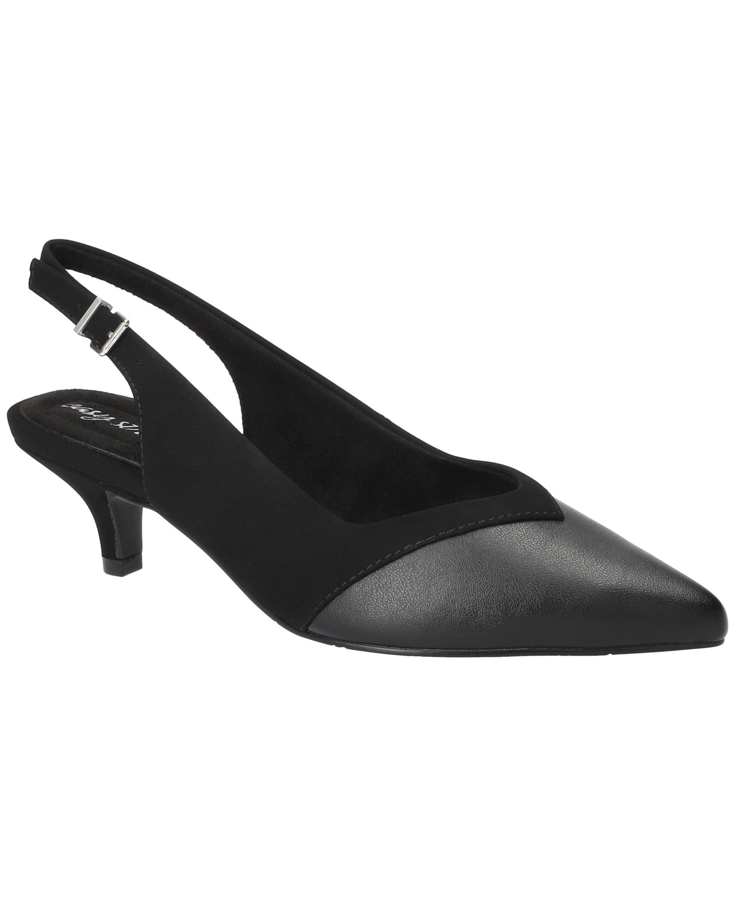 Женские туфли Easy Street Vivid Slingback Pumps, цвет: Чёрный — фото 1