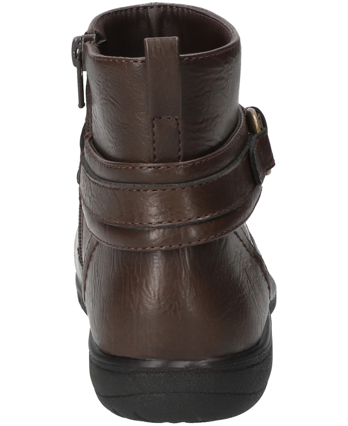 Easy Street Women's Exeter Round Toe Ankle Boots In Brown