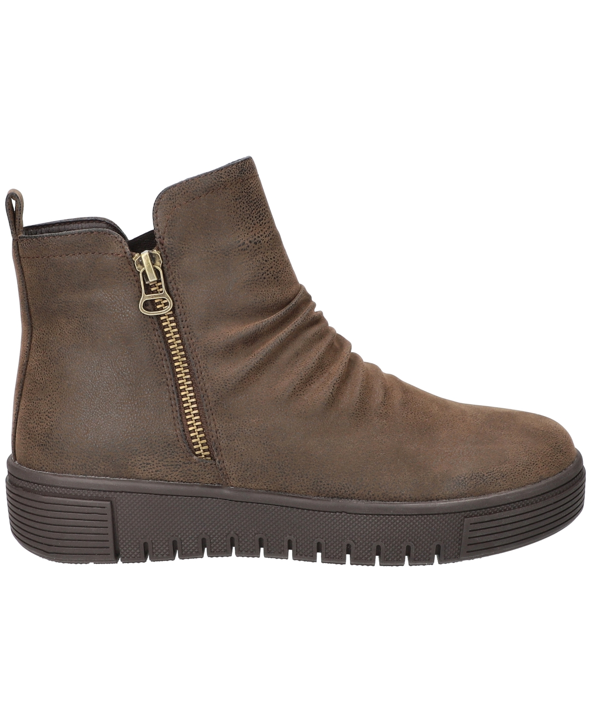 Easy Street Easy Women's Street Estella Slip Resistant Ankle Boots In Brown