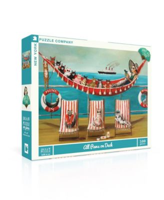 All Paws on Deck 500 Piece Puzzle