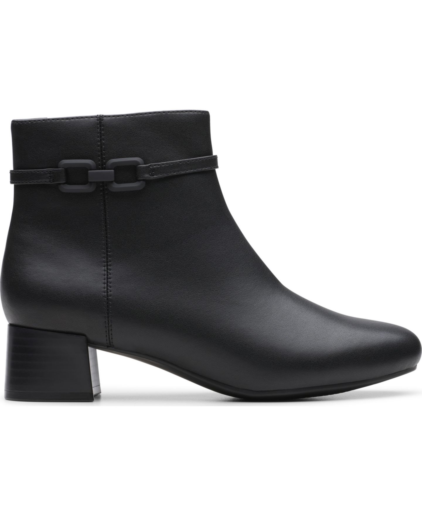 Женские ботинки Clarks Iridessa Air Booties, цвет: Чёрный кожаный — фото 2