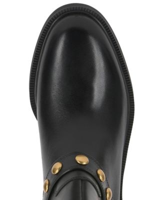 Women's Amais Studded Harness Moto Booties