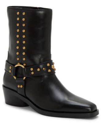 Vince Camuto - Women's Roista Studded Western Moto Boots