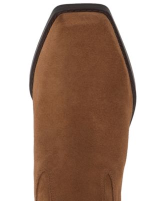 Womens's Sangeti Snip-Toe Block-Heel Narrow-Calf Knee-High Boots