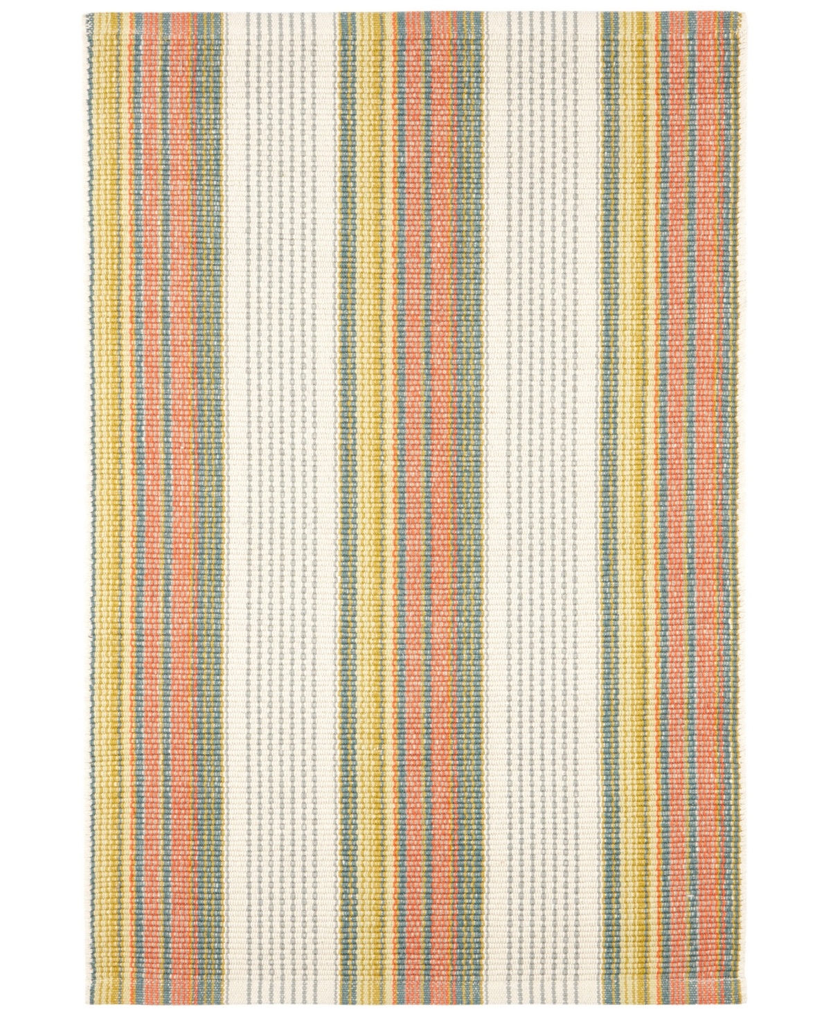 Dash And Albert Rugs By Annie Selke Sloane Stripe Da2027 5'x8' Area Rug In Multi
