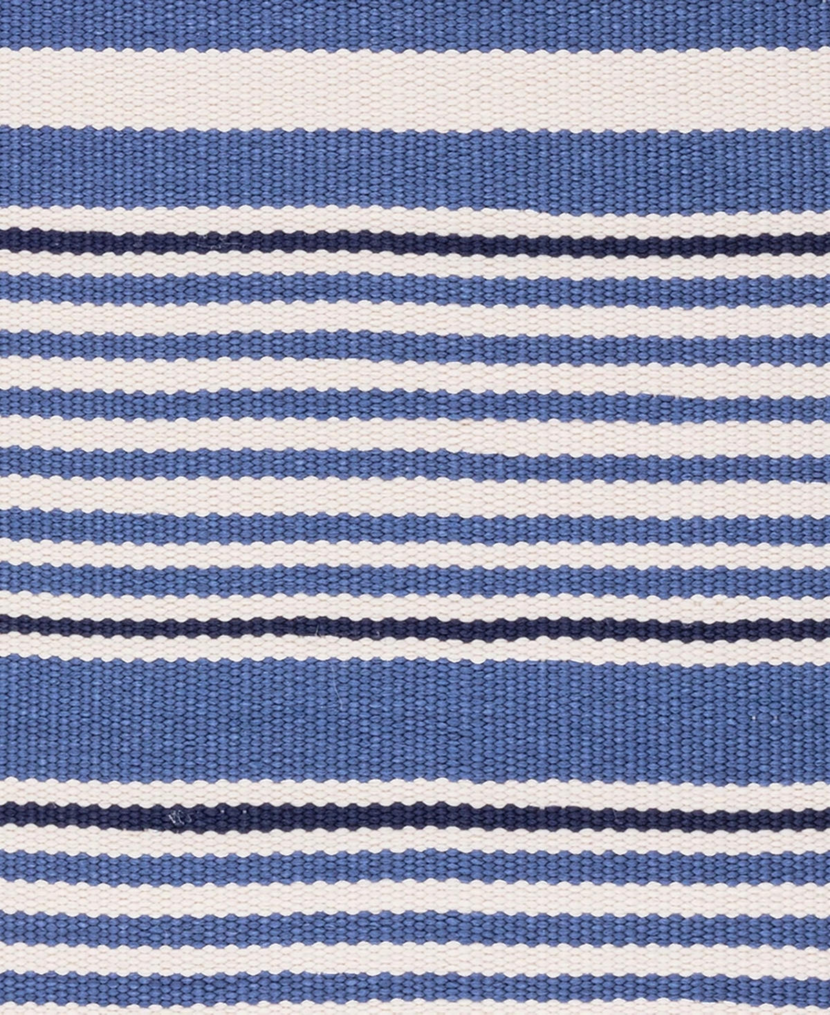 Dash And Albert Rugs By Annie Selke Rugby Stripe Indoor/outdoor Rdb176 4'x6' Area Rug In Blue