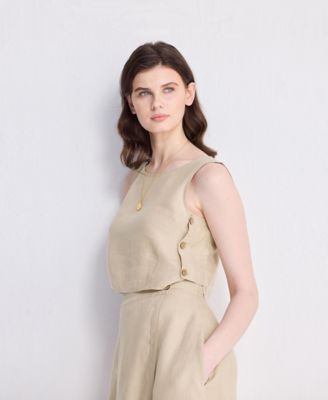 Women's Overlap Midi Skirt