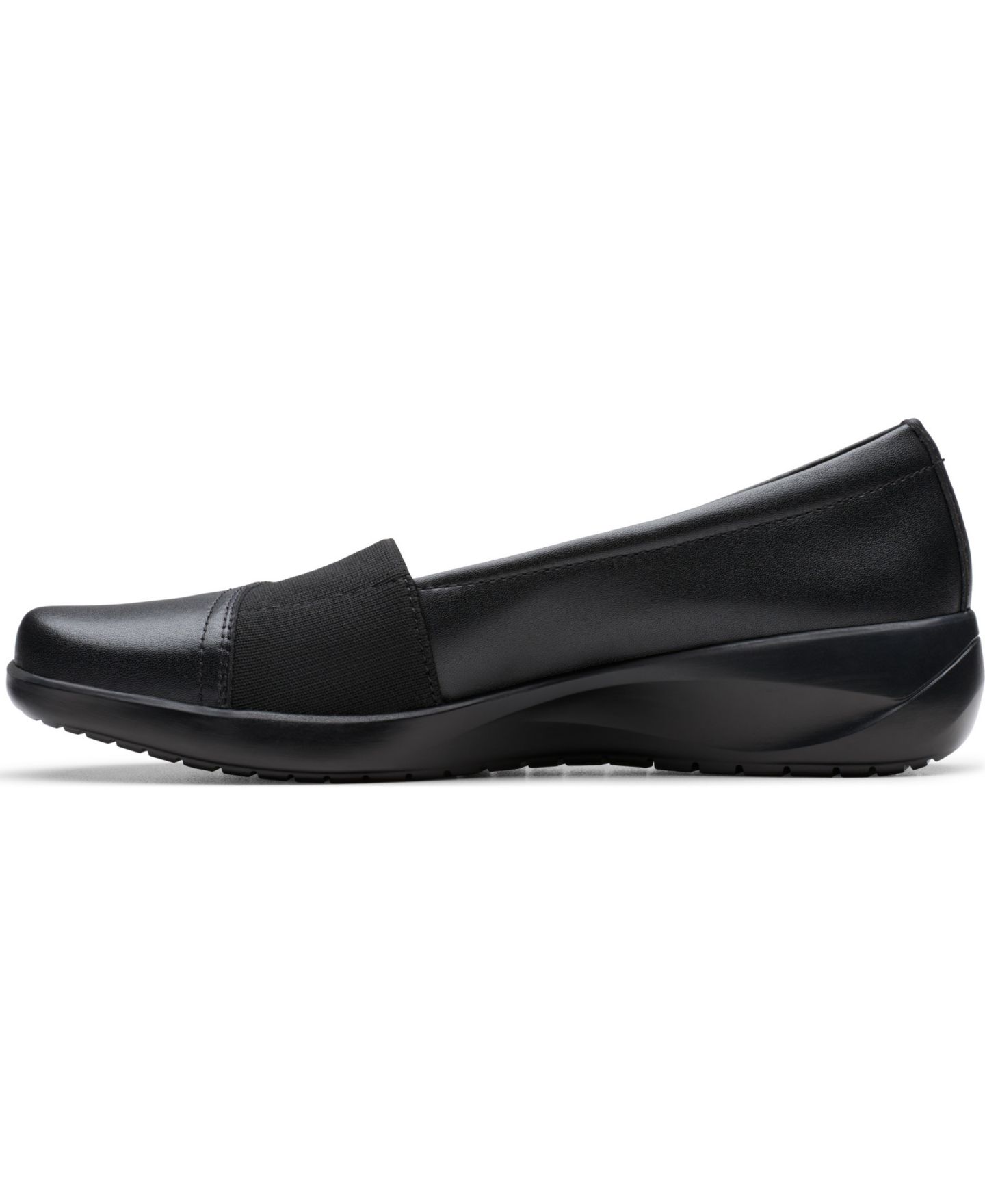 Женские туфли Clarks Kaetlyn Rhea Round Toe, цвет: Чёрный кожаный — фото 5