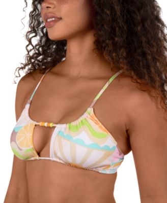 Juniors' Vacay Dreams Scoop-Neck Bralette Bikini Top