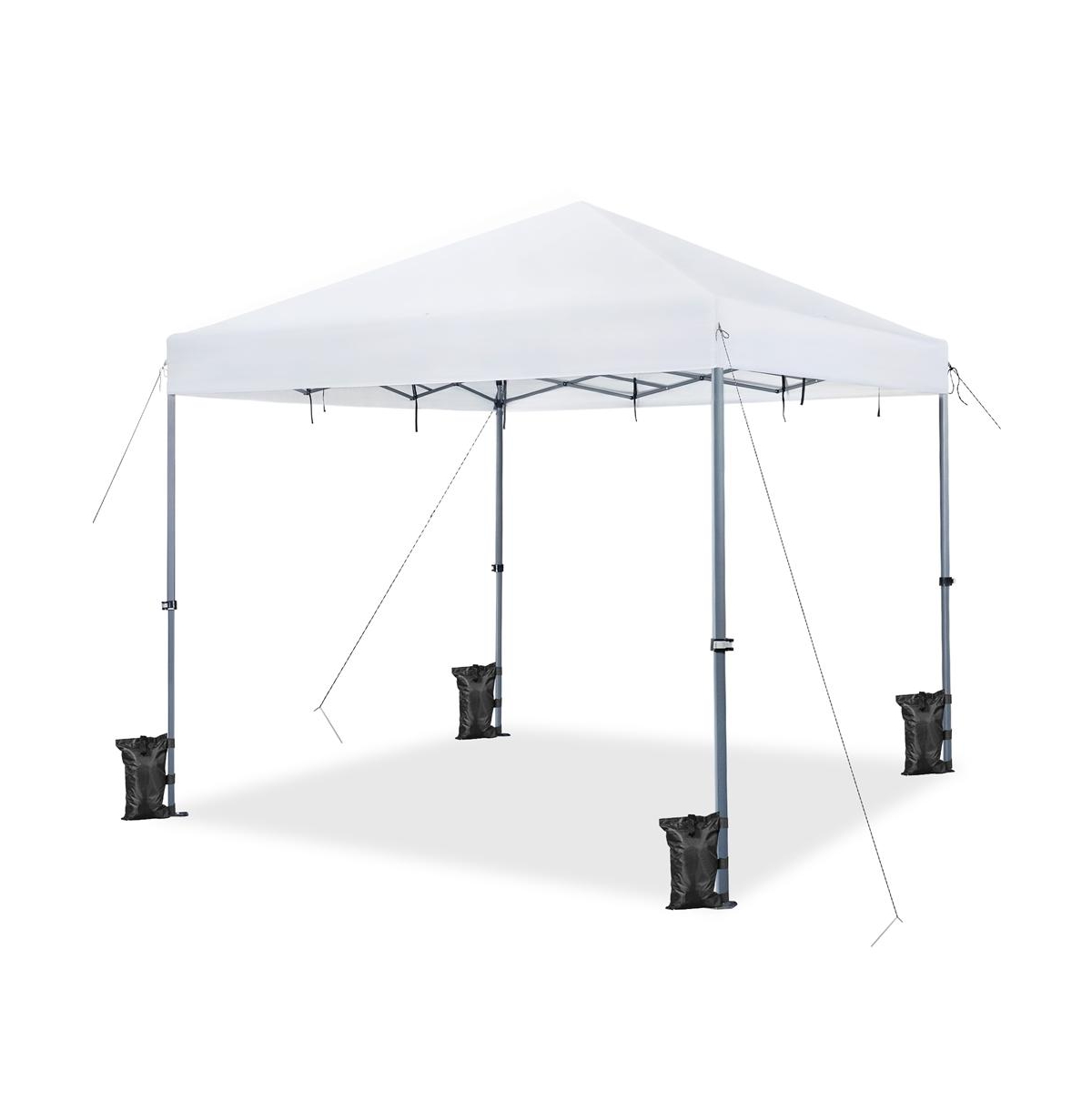 12x12 Ft Pop-up Canopy One-Push-To-Lock Setup Blue - Blue