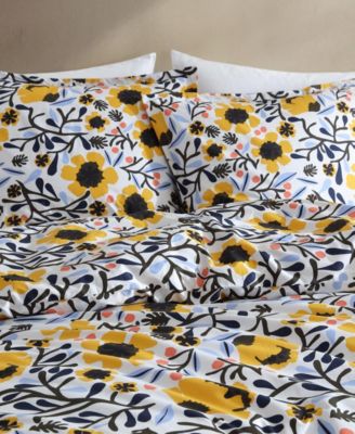 Mykero Cotton Percale 3-Pc. Comforter Set, King