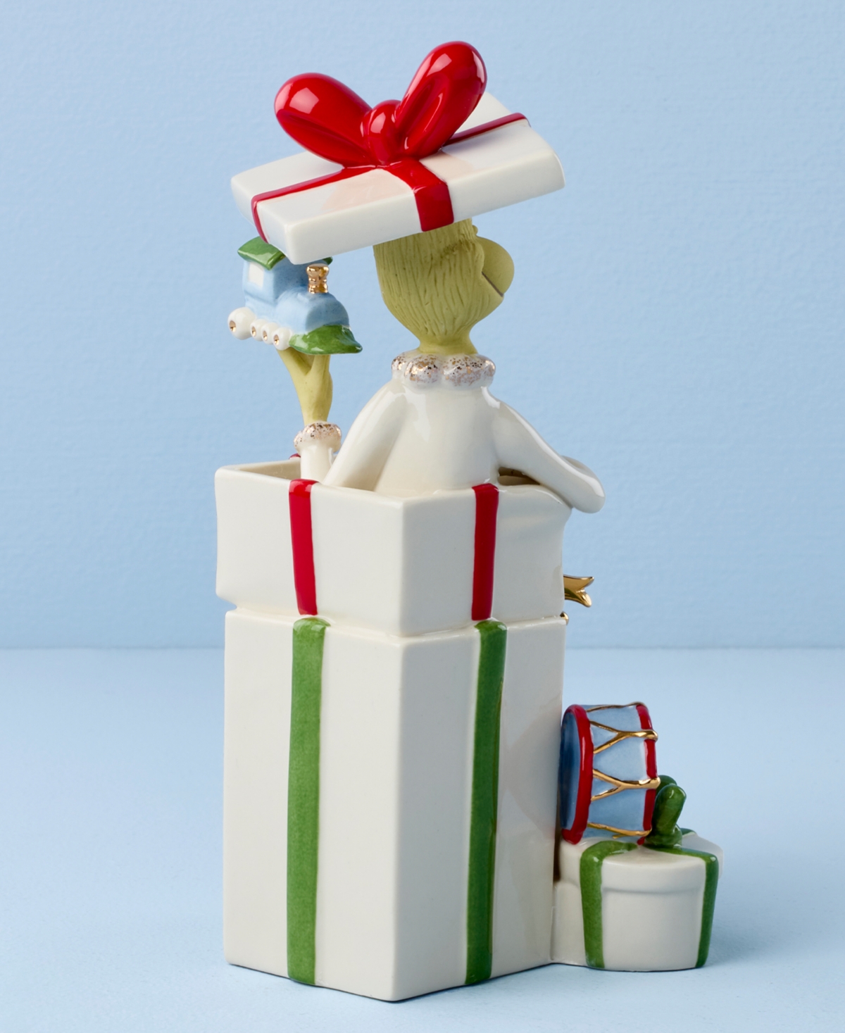 Lenox Grinch Gets The Gifts Figurine In Multi
