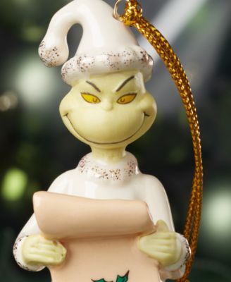 The Grinch List Holiday Ornament