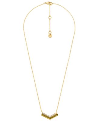 Gold-Tone Pendant Necklace