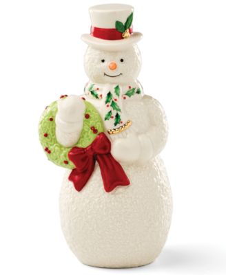 Lenox - 2025 Snowman with Wreath Figurine