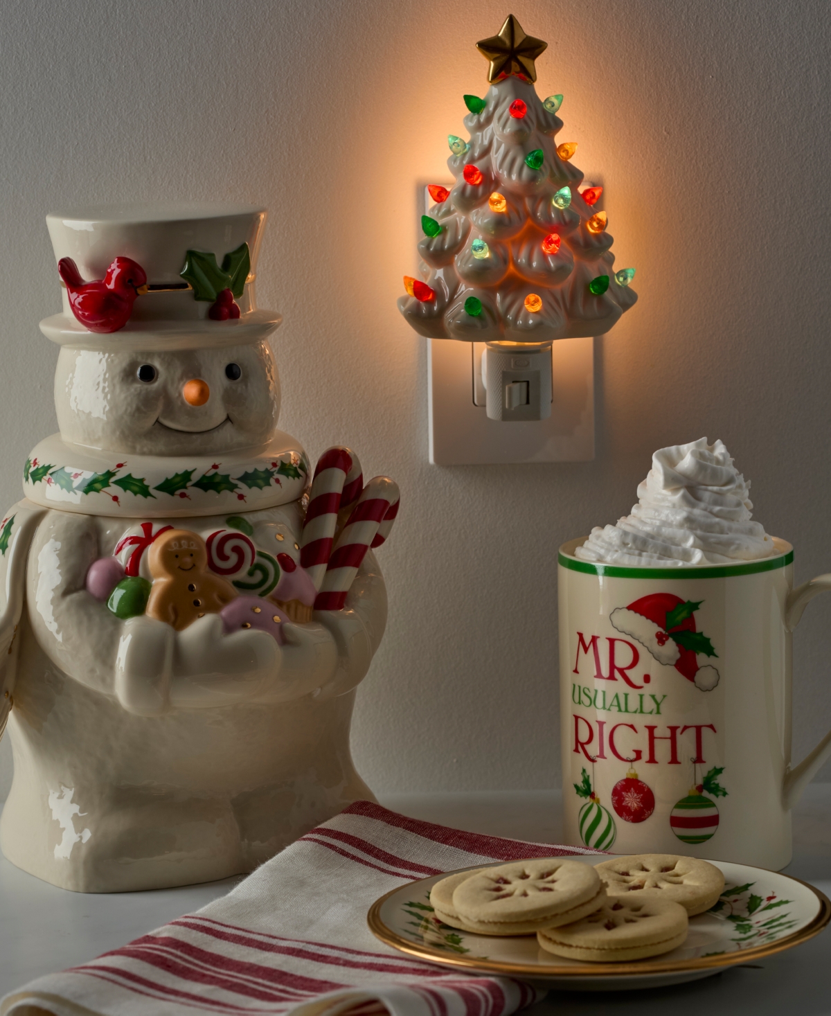Lenox Treasured Traditions Tree Night Light