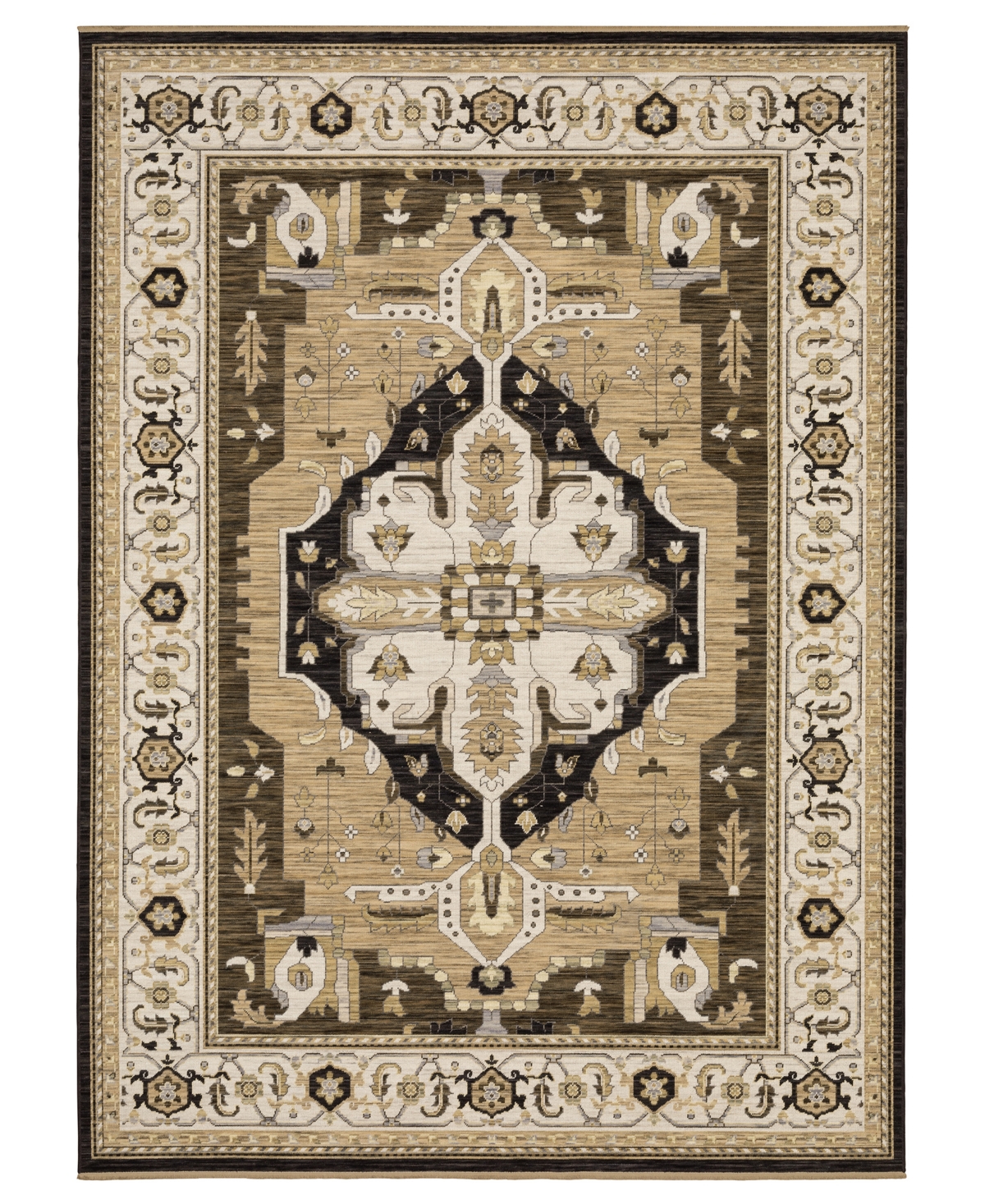 Oriental Weavers Acacia Aca08 2'6"x10' Runner Area Rug In Brown